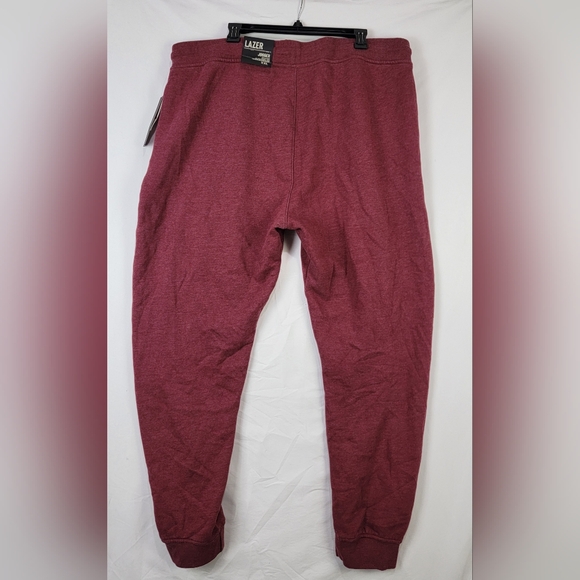 NWT Lazer Mens Burnout Fleece Sweatshirt and Drawstring Fleece Jogger Pants set - Picture 6 of 8